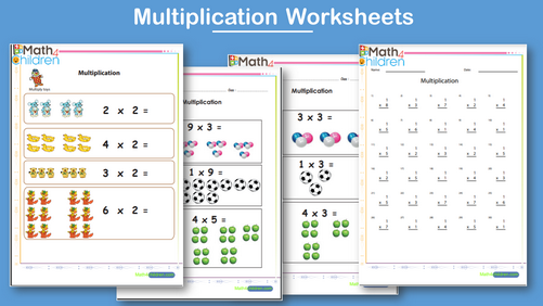 Multiplication Grade 1 Worksheets